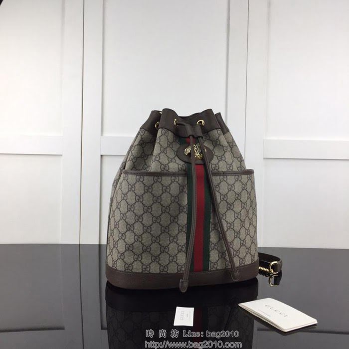 GUCCI古馳 新款 專櫃品質 原單 553961 啡Pvc啡皮 時尚 女款肩背包HY1429